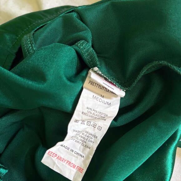 Emerald Green Corset Bodysuit - Picture 3 of 4